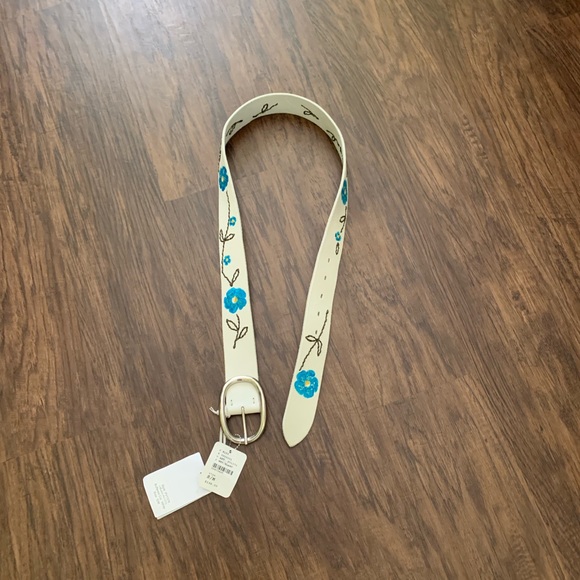 Free people Antoinette painted floral belt